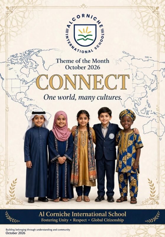 عالم واحد، ثقافات متعدّدة: مدرسة الكورنيش العالمية تطلق فعالية “التواصل” لشهر أكتوبر 2026